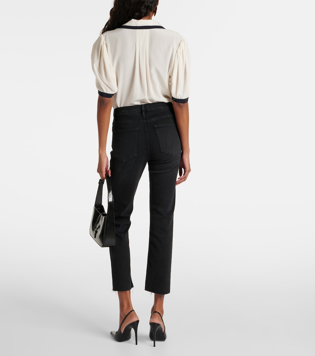Le High cropped slim jeans | Frame