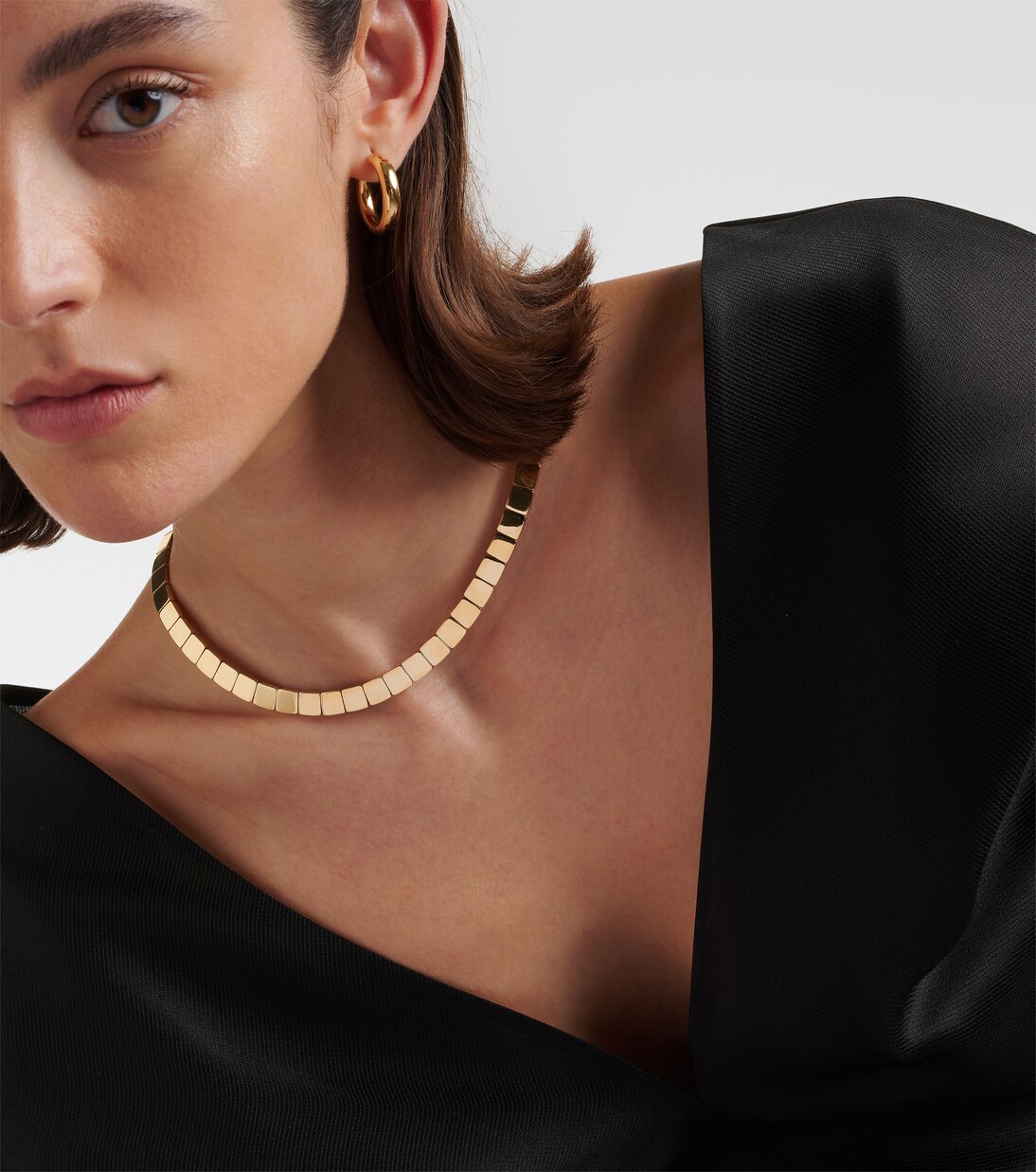 Collana in oro giallo 18kt Harlow di Anita Ko per giovani trendy