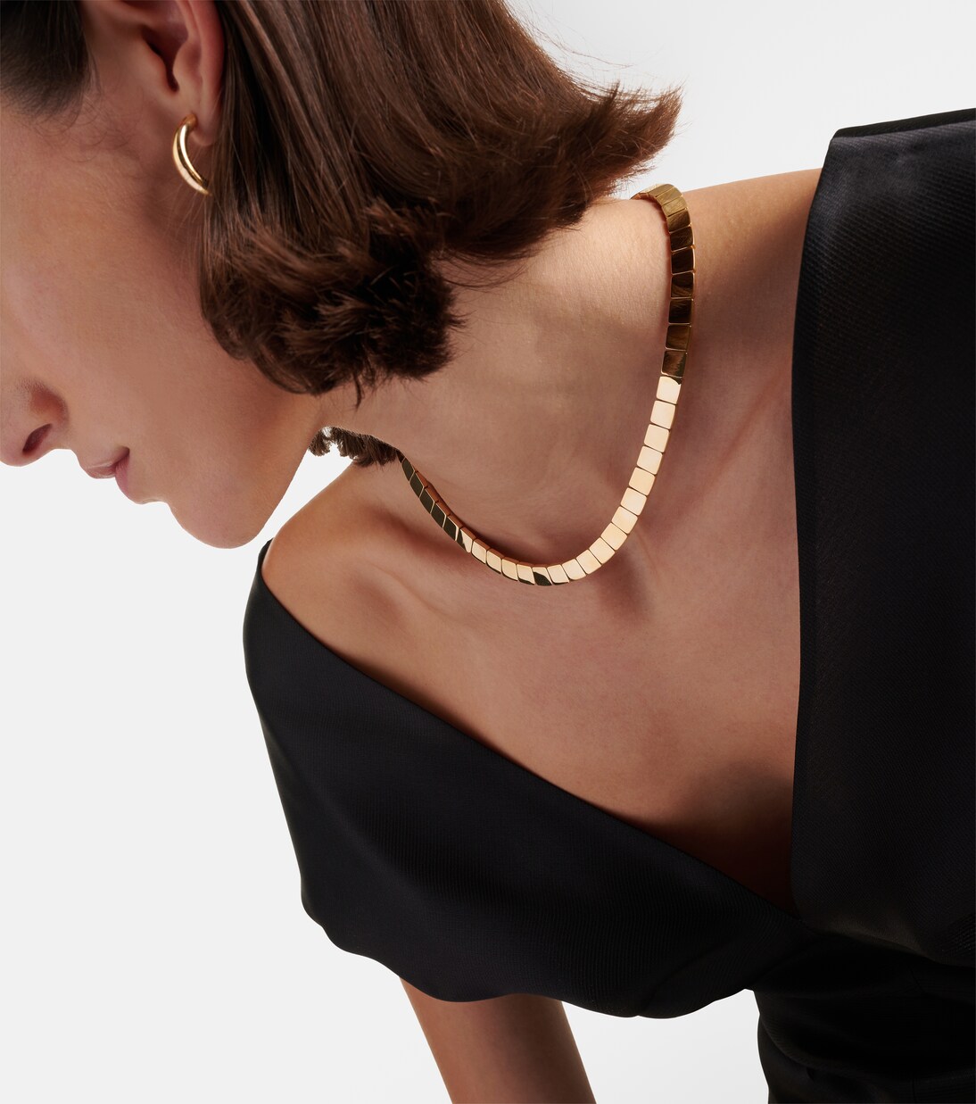 Collana in oro giallo 18kt Harlow di Anita Ko per giovani trendy