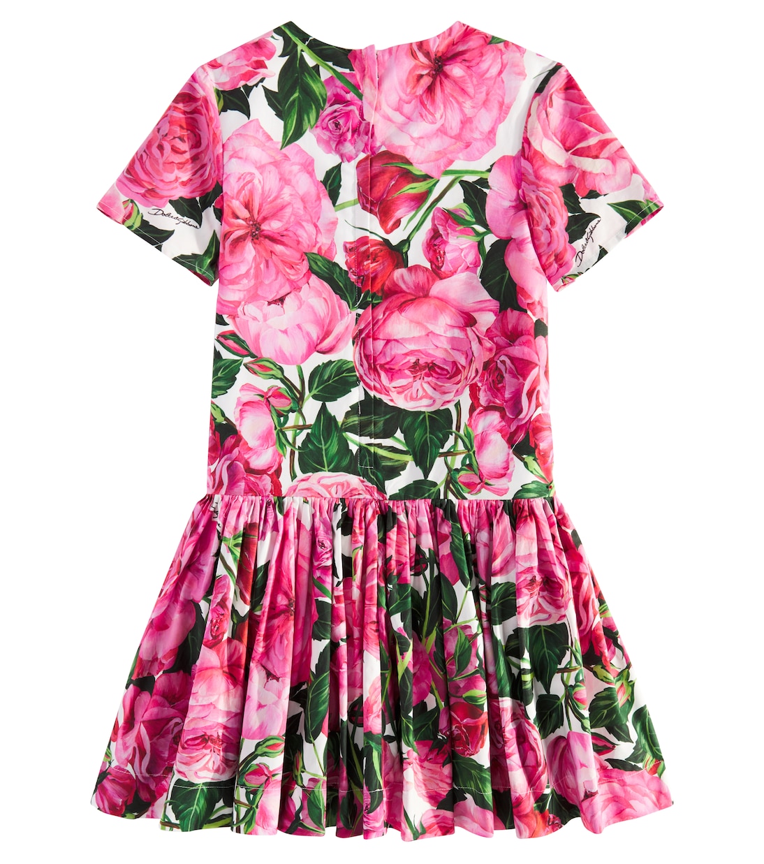 Abito in popeline di cotone | Dolce&Gabbana Kids