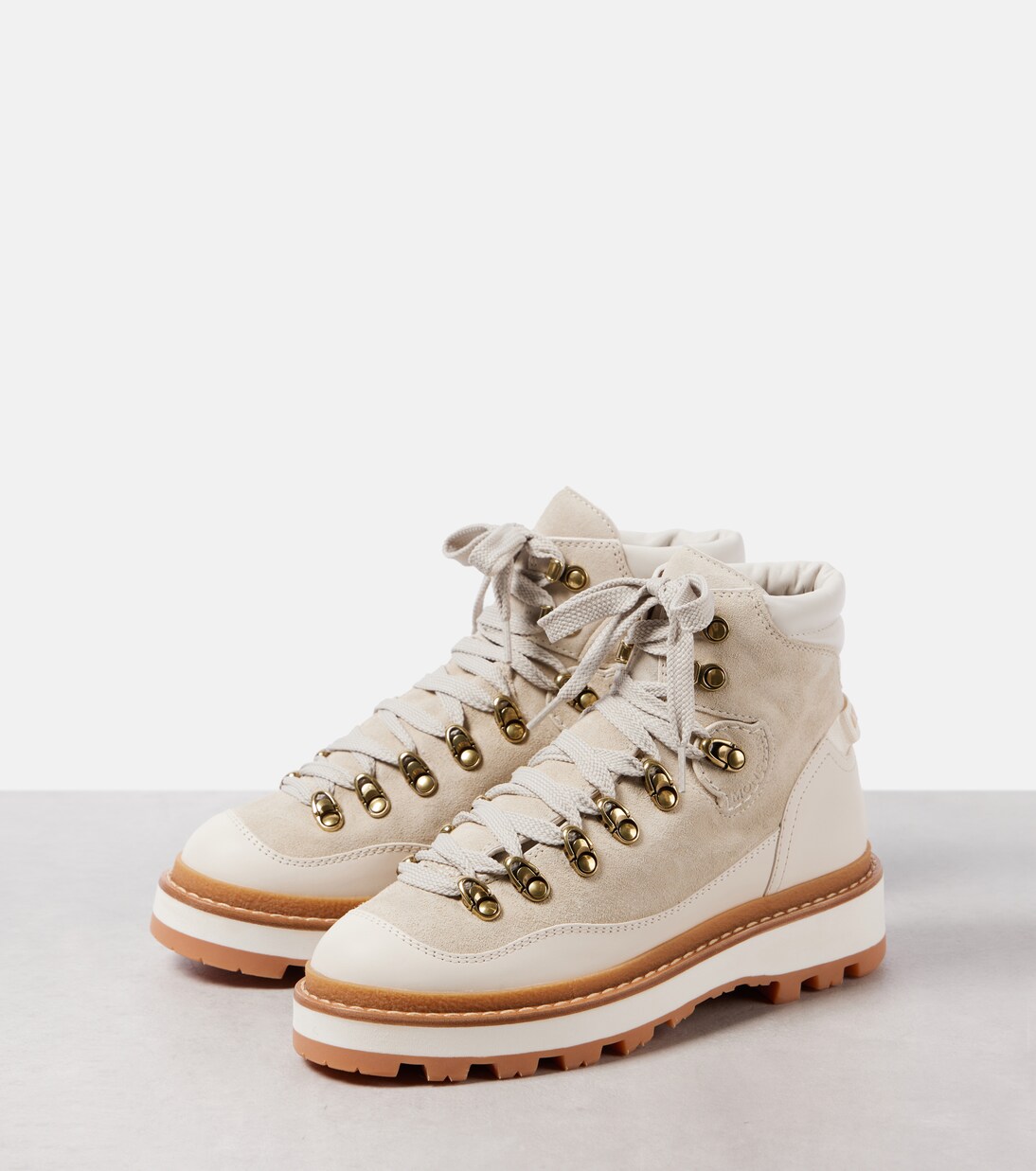 Bottines Peka Trek en daim | Moncler