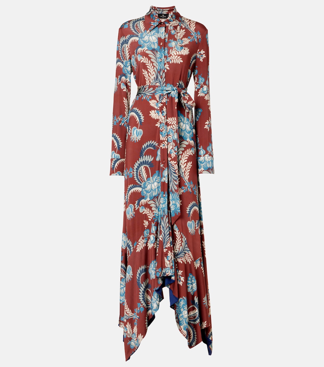 Abito chemisier asimmetrico con stampa | Etro