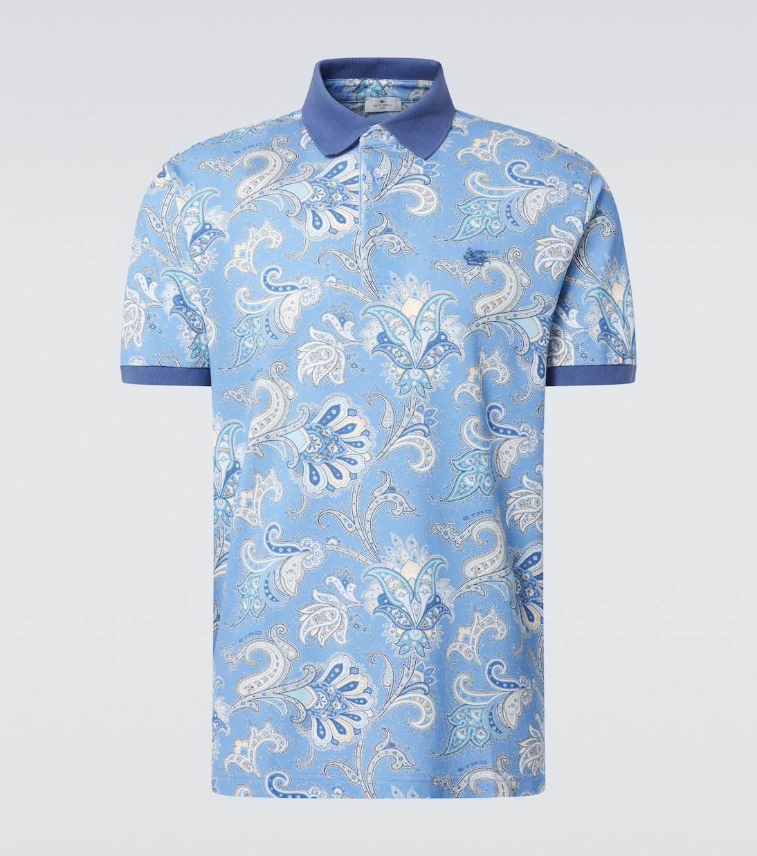 Polo de piqué de algodón con paisley | Etro