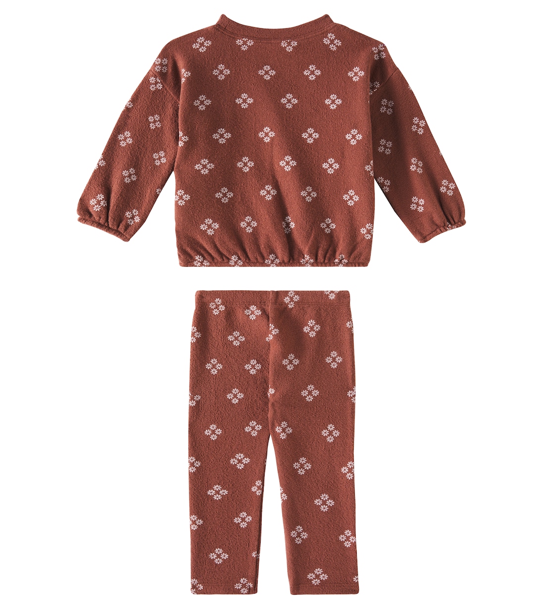 Spongey cotton-blend sweatshirt and sweatpants set | Rylee + Cru