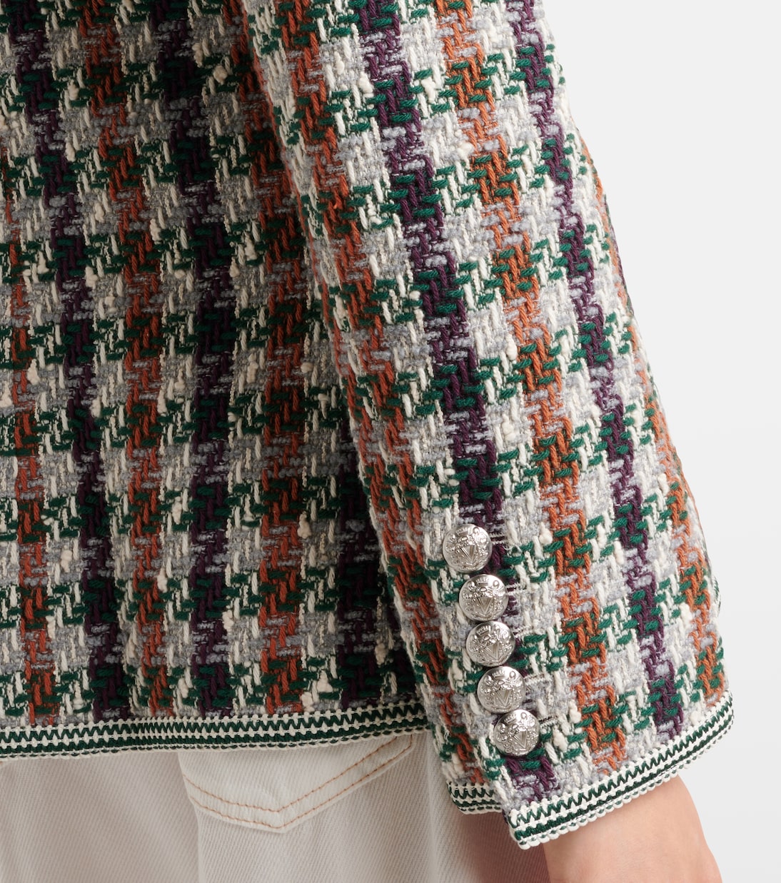 Giacca Alessia in misto cotone pied-de-poule | Veronica Beard