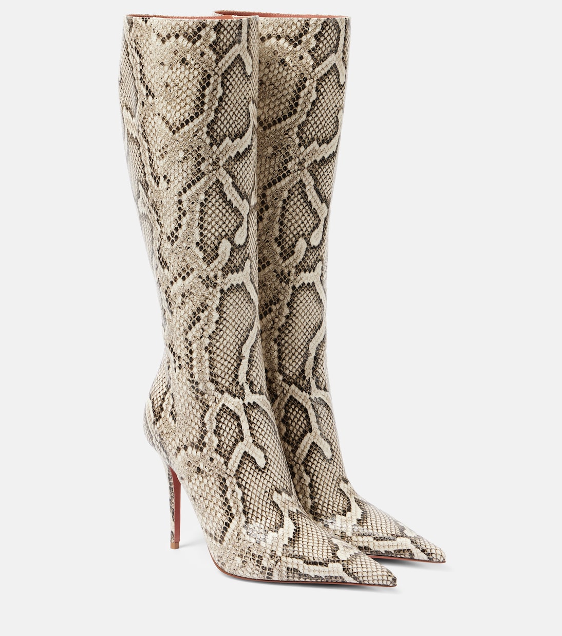 Stiefel Barbara 105 aus Leder | Amina Muaddi