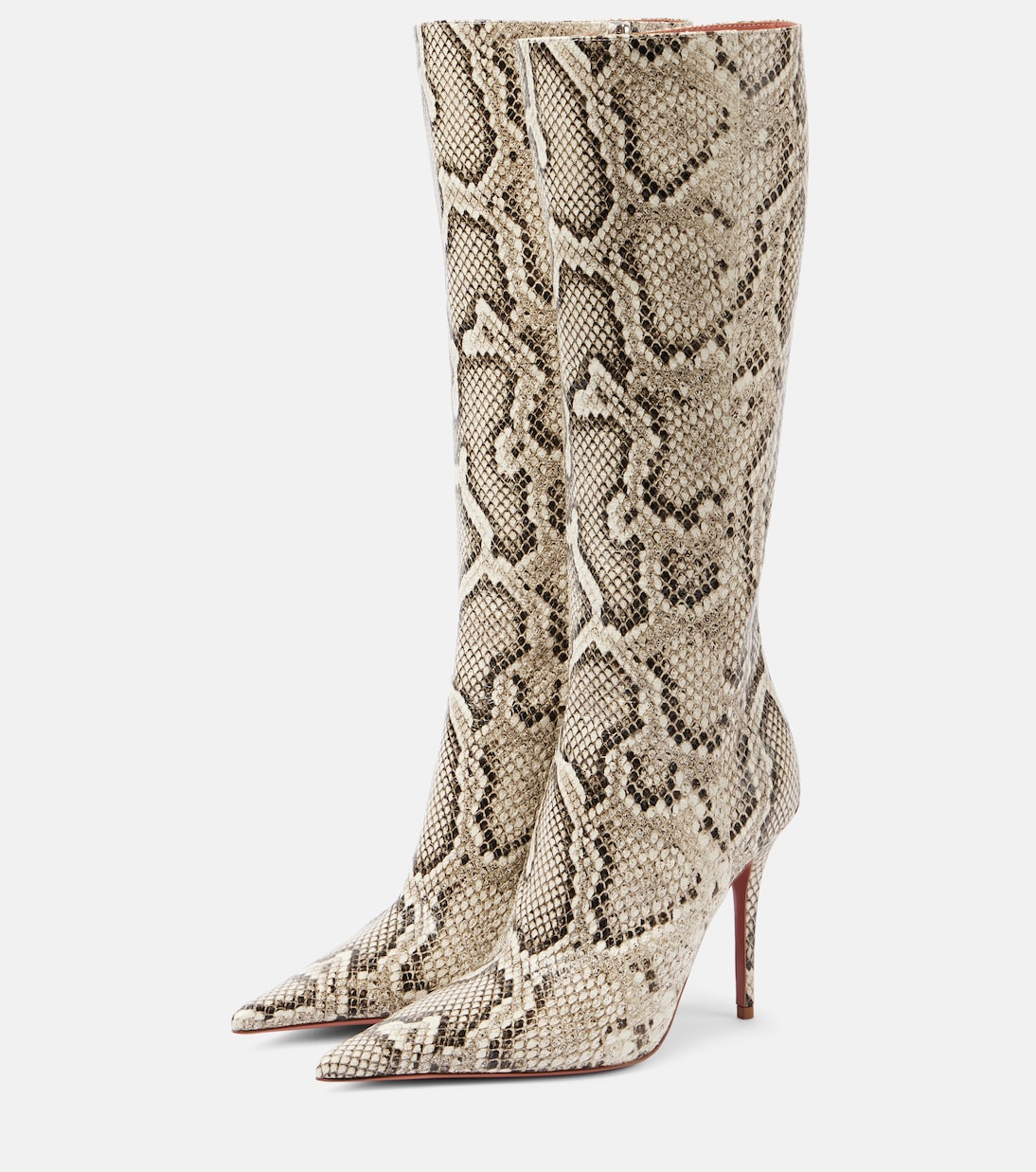 Stiefel Barbara 105 aus Leder | Amina Muaddi
