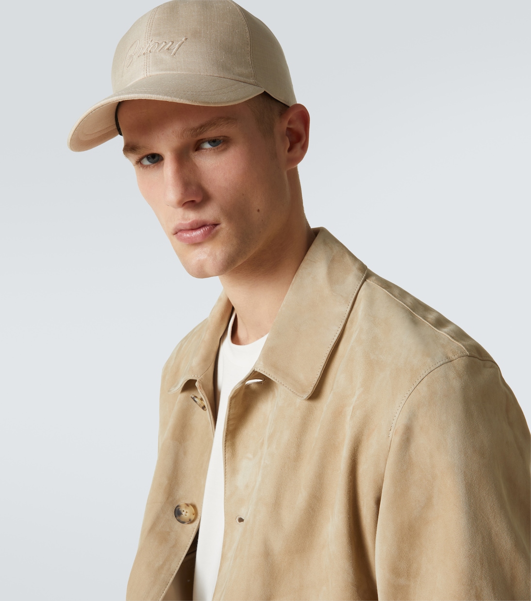 Casquette en soie, cachemire et lin | Brioni