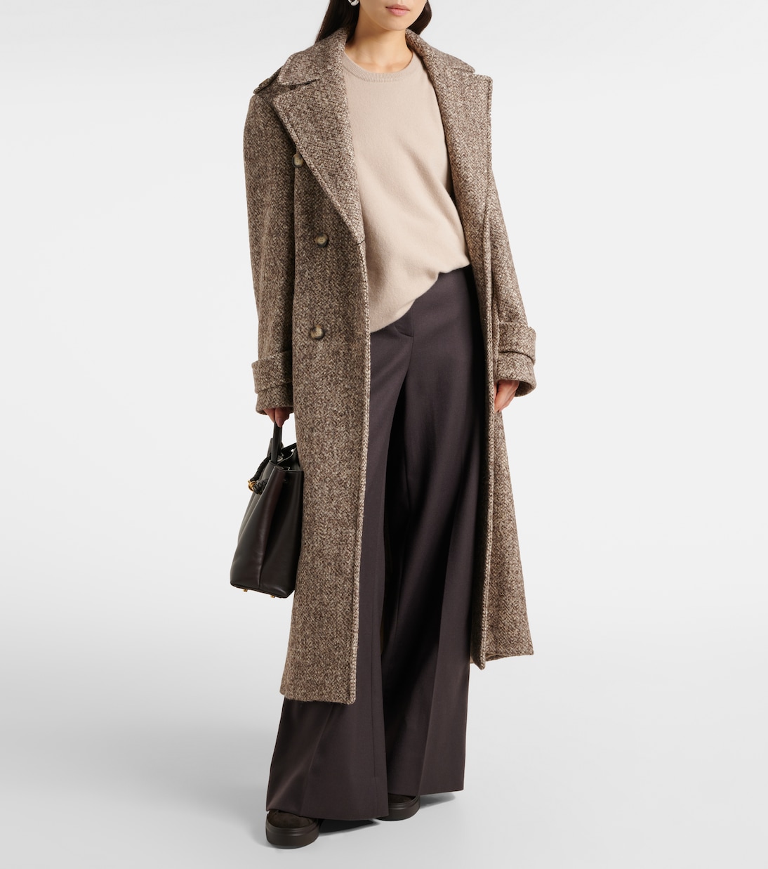 Baskets Hollywood en daim et shearling | Bogner