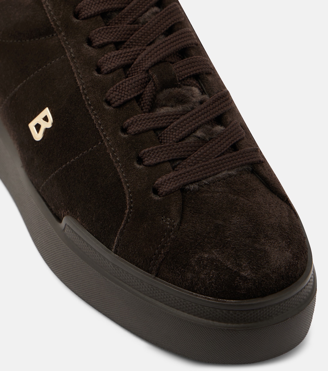 Baskets Hollywood en daim et shearling | Bogner