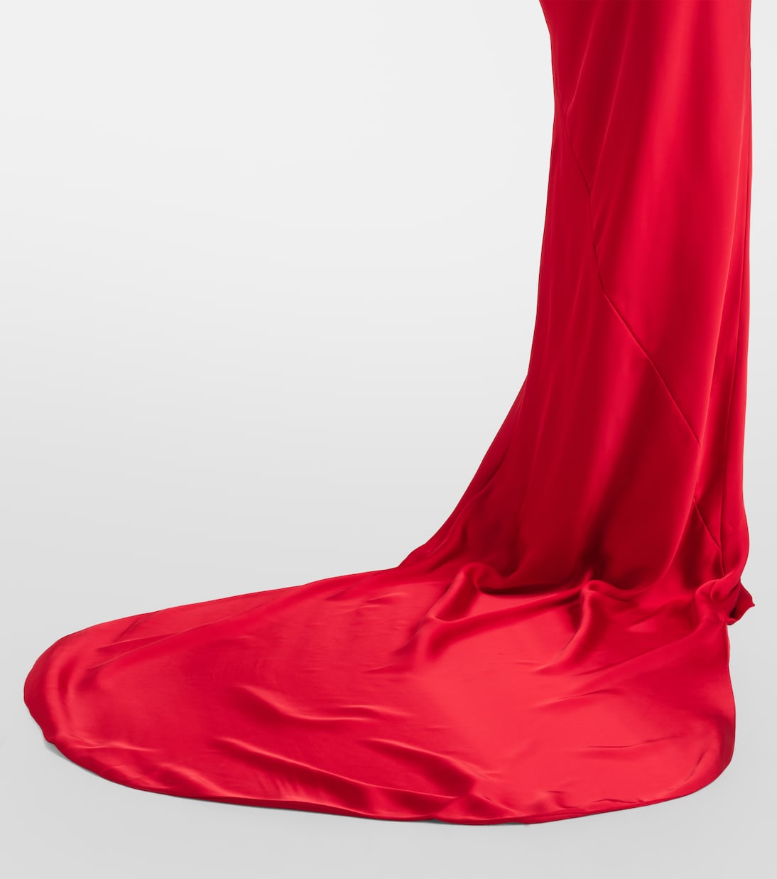 Open-back satin gown | Norma Kamali