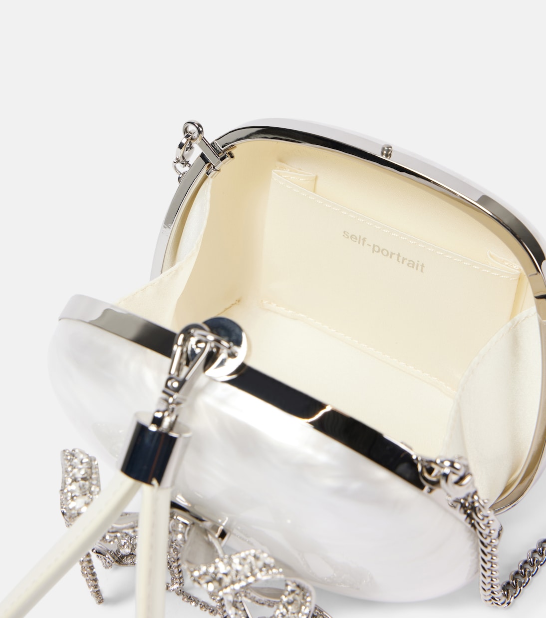 Clutch Small con cristalli | Self-Portrait