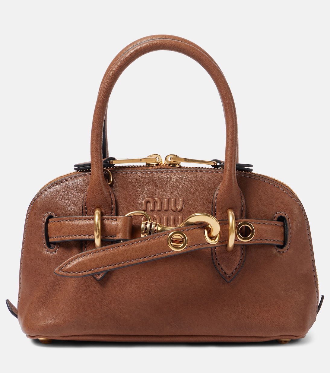 Tote Aventure Small aus Leder | Miu Miu