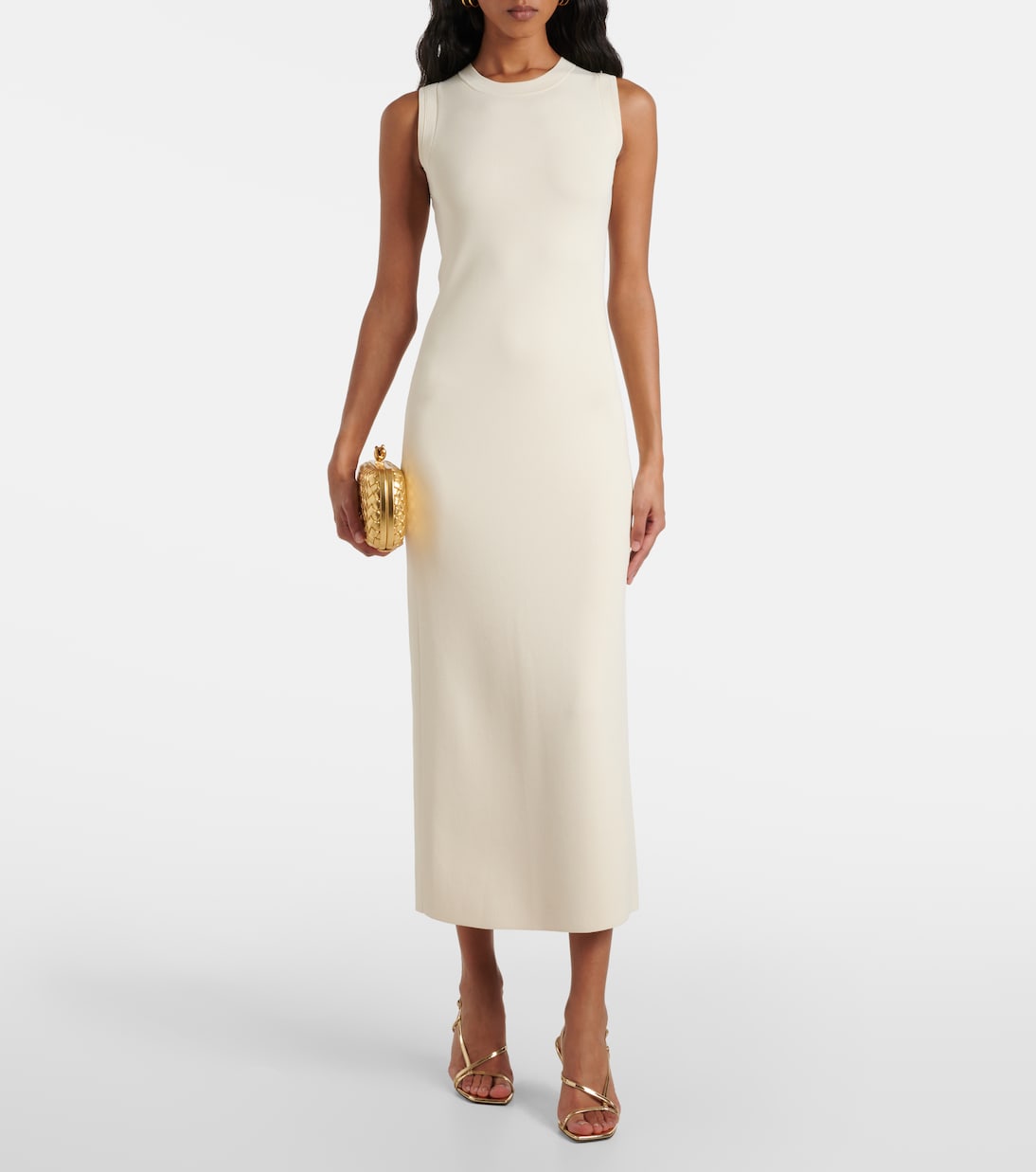 Abito midi Visiera in crêpe | Max Mara