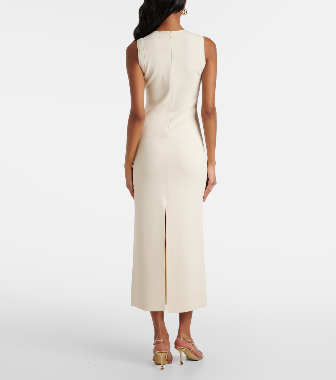 Abito midi Visiera in crêpe | Max Mara