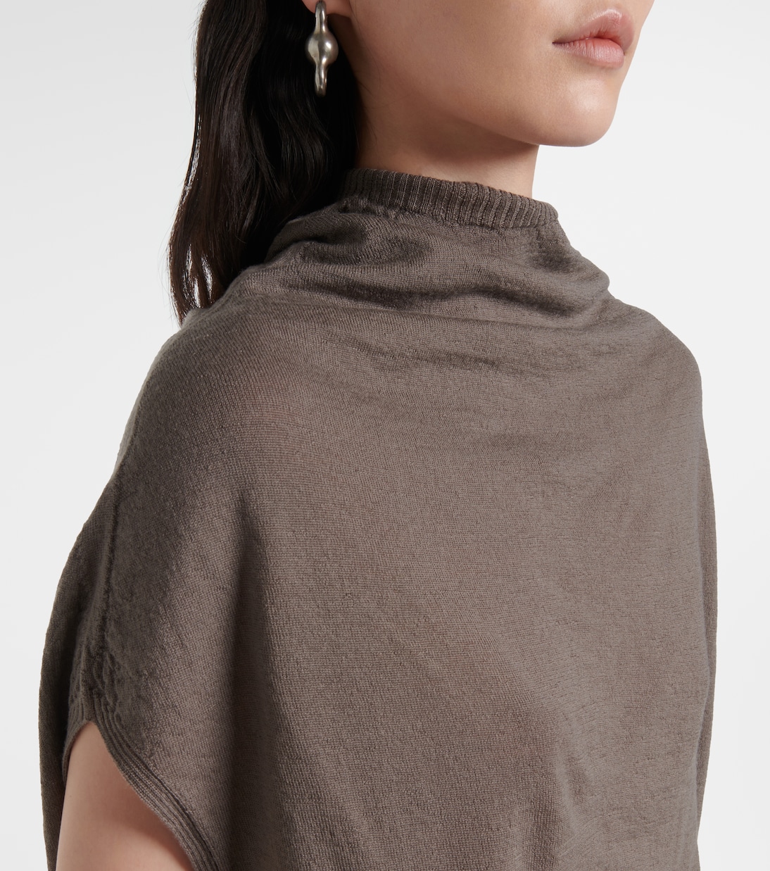 Wool turtleneck top | Rick Owens