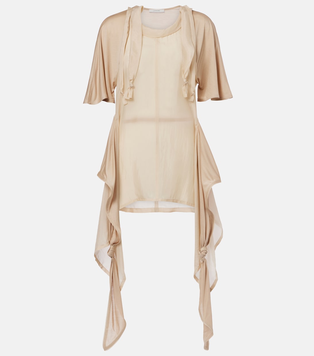 Top in seta con volant | Lemaire