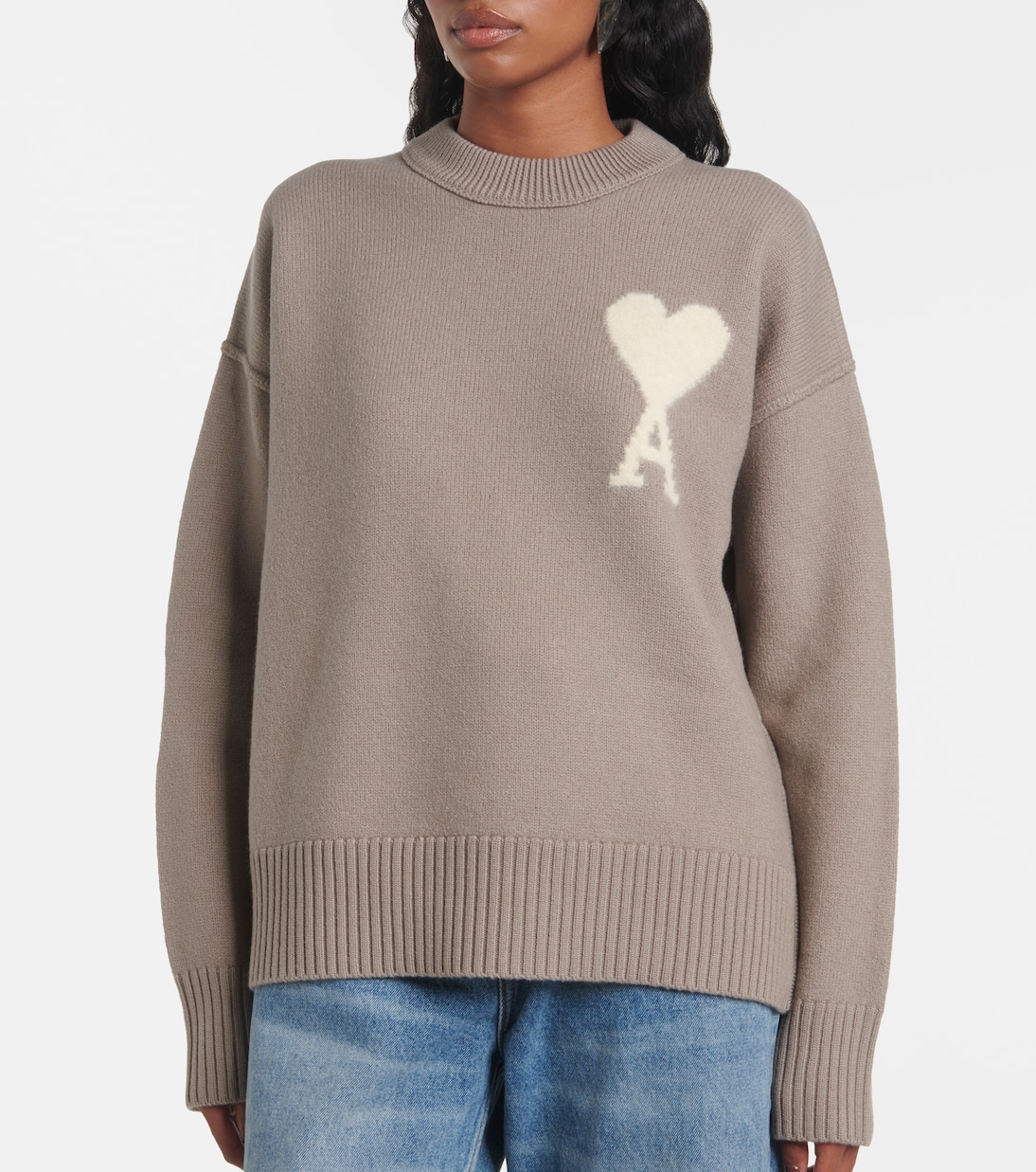 Ami de Cœur virgin wool sweater | Ami Paris