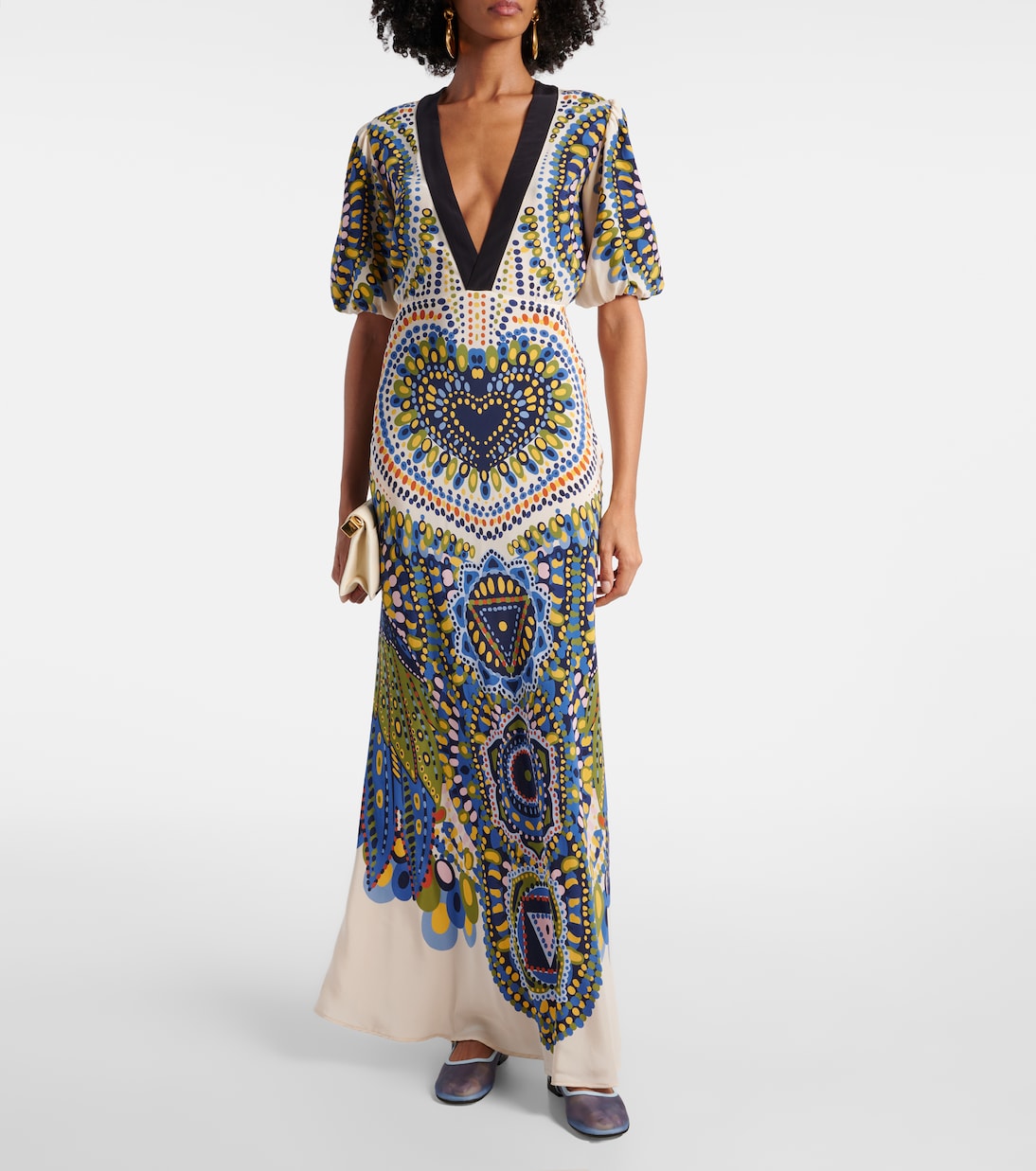 Maxikleid Marlene aus Seide | La DoubleJ