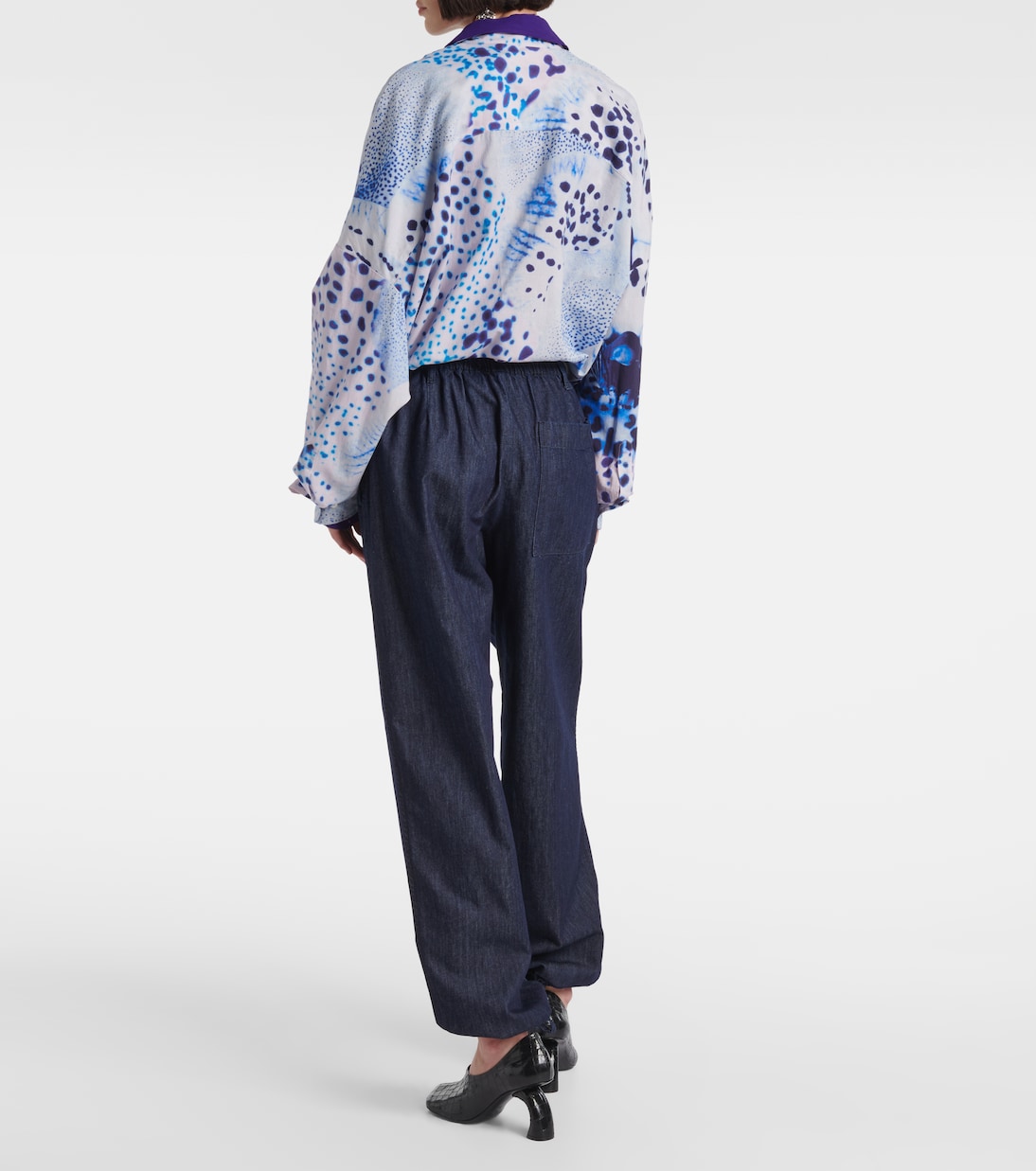 Pantalon droit en denim | Dries Van Noten