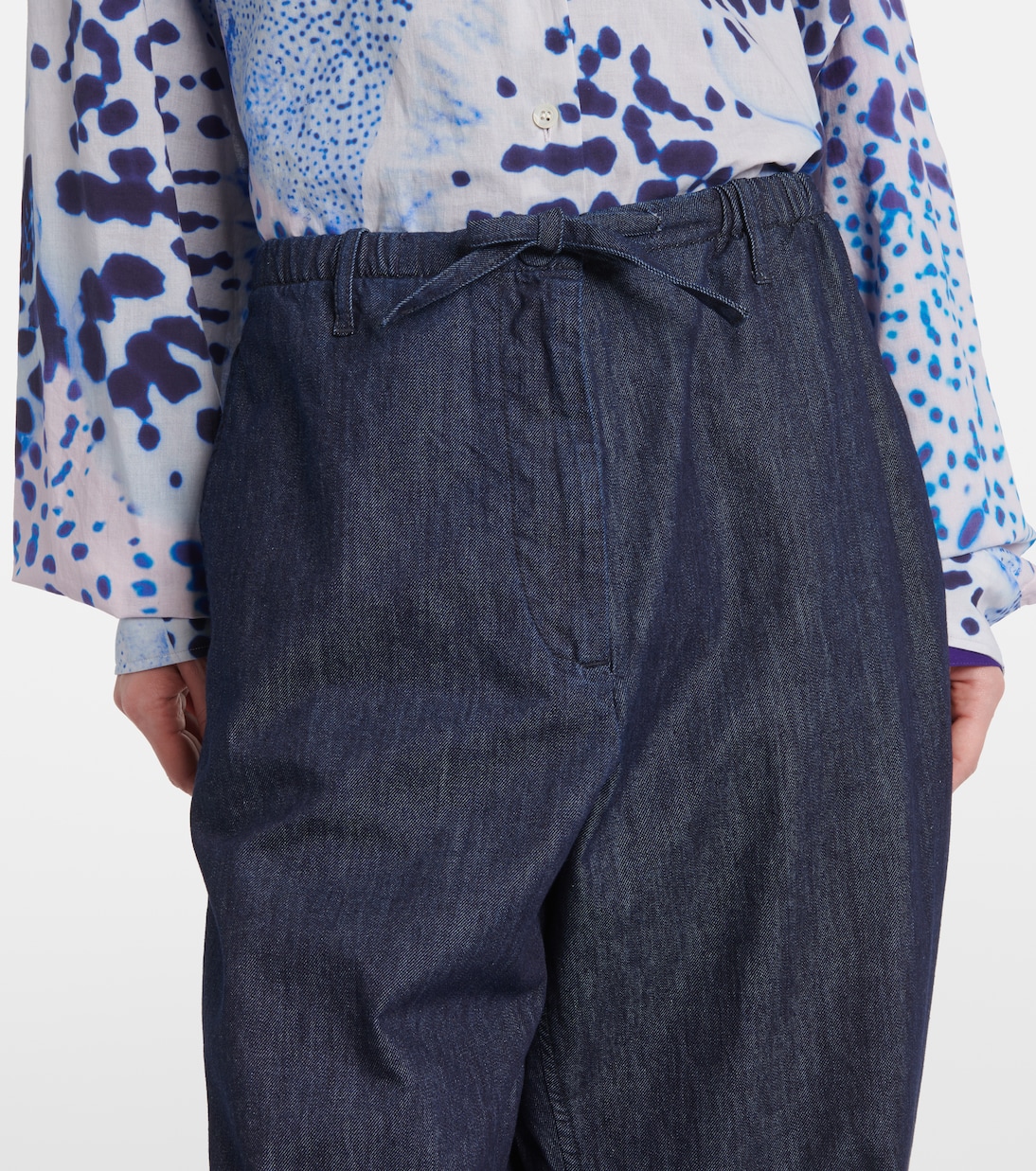 Pantalon droit en denim | Dries Van Noten