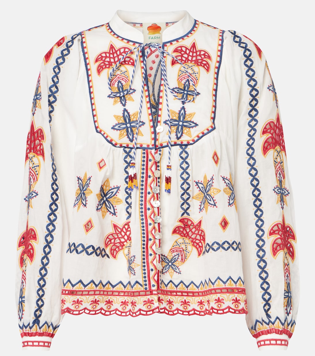 Blusa Mary’s Tiles in cotone | Farm Rio
