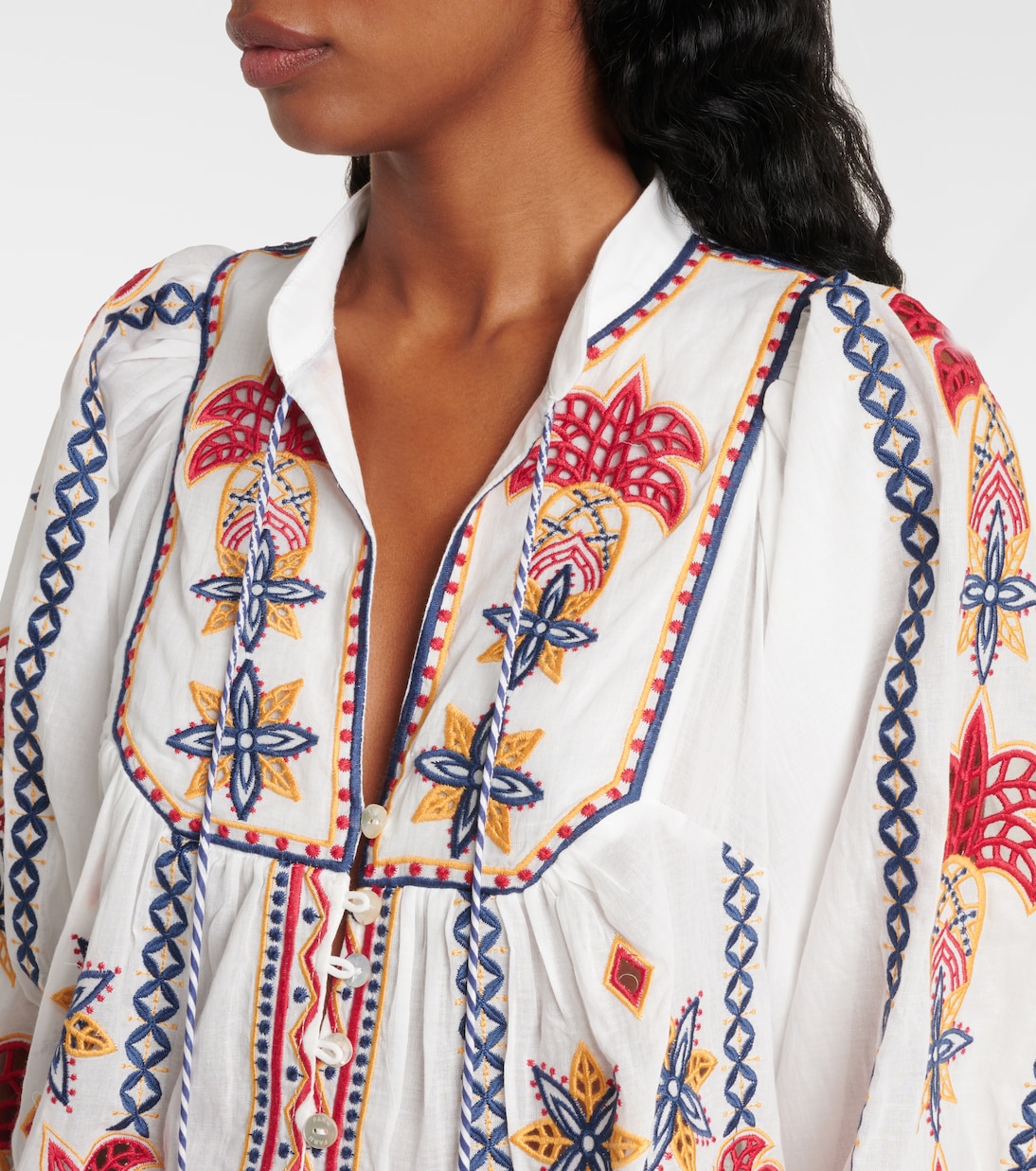 Blusa Mary’s Tiles in cotone | Farm Rio