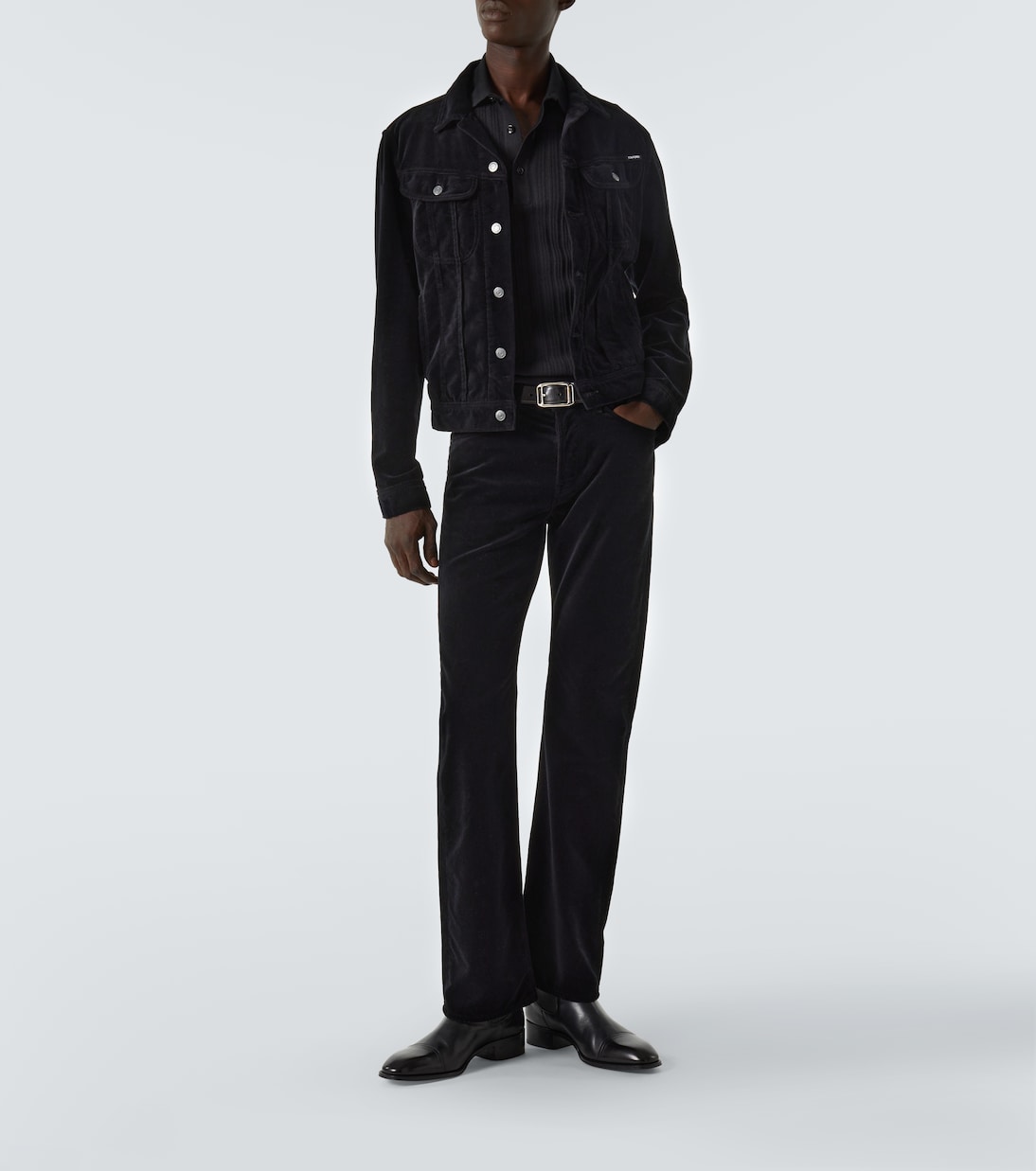 Polohemd aus Baumwolle und Seide | Tom Ford