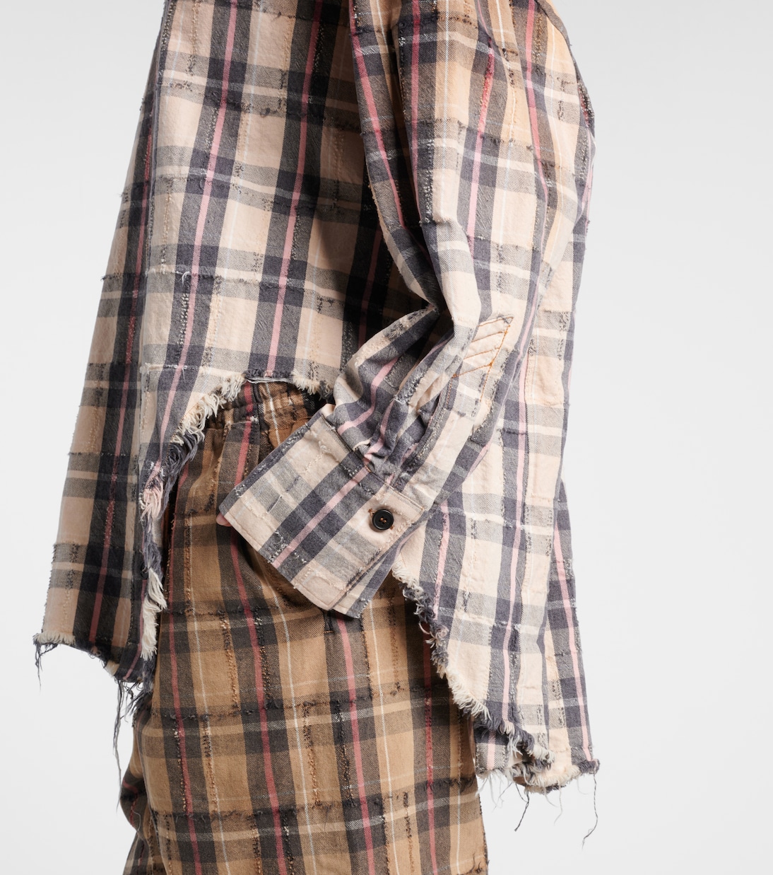 Diana checked cotton flannel shirt | The Attico
