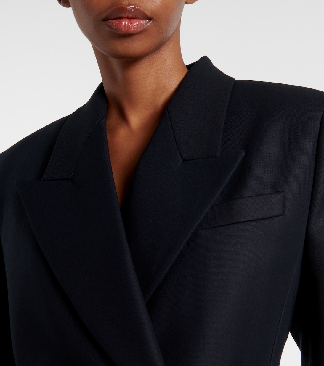 Double-breasted cotton blazer dress | Alaïa