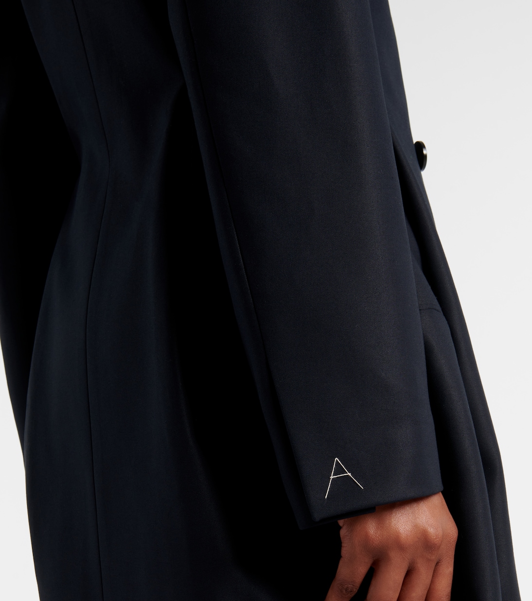 Double-breasted cotton blazer dress | Alaïa