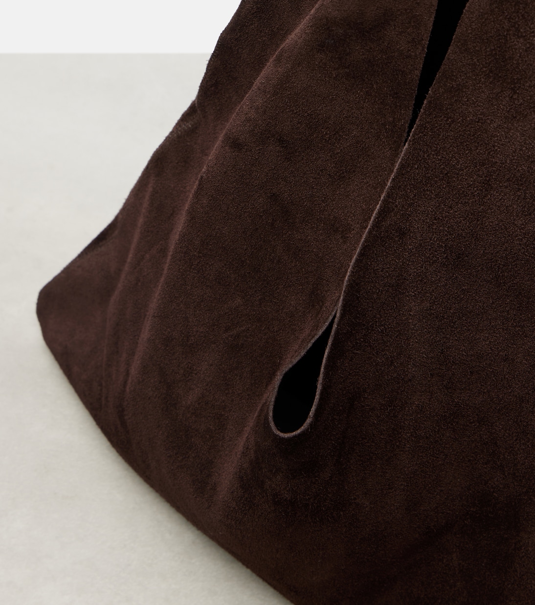 Bindle Small suede tote bag | The Row