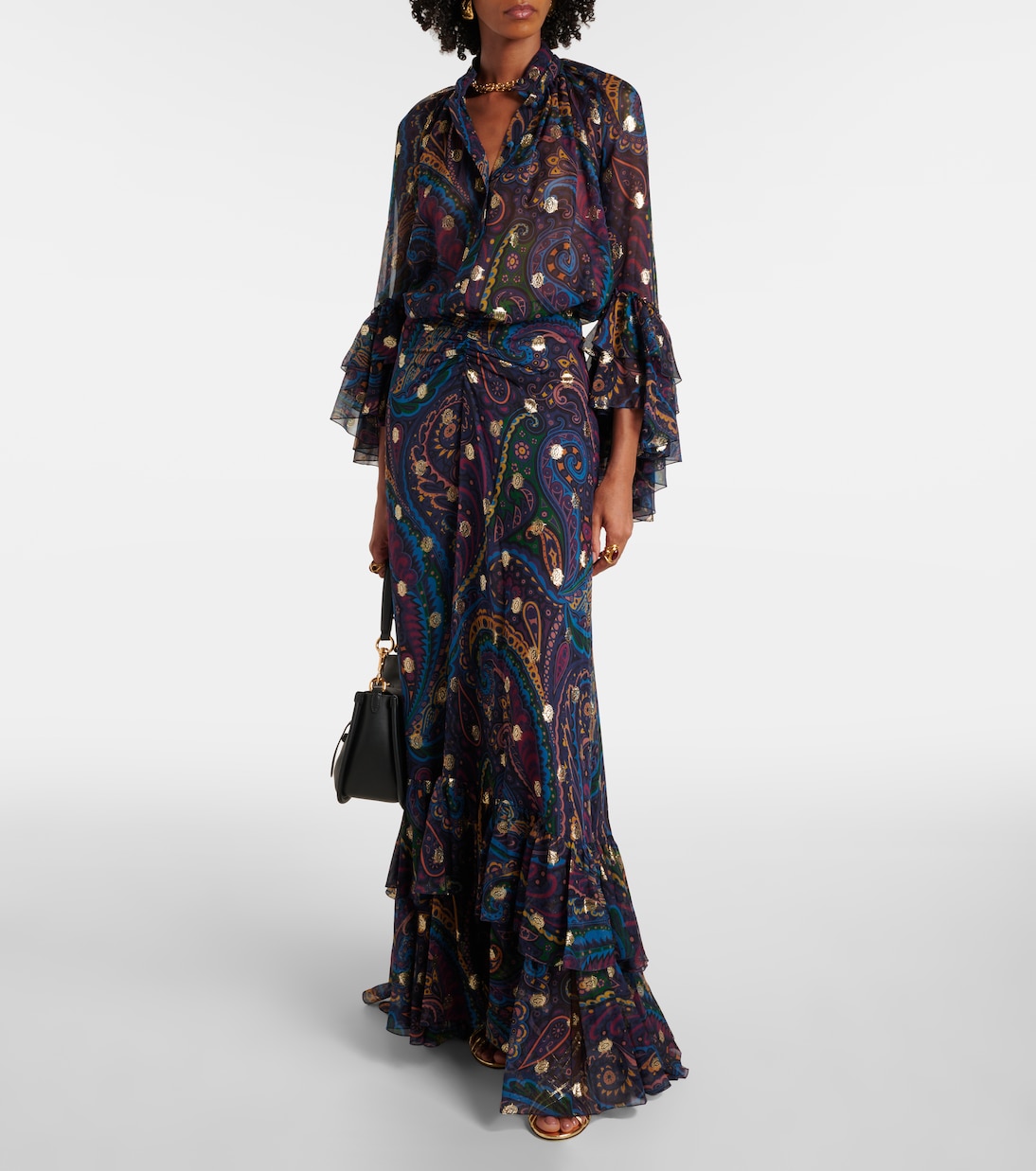Jupe longue en soie | Etro