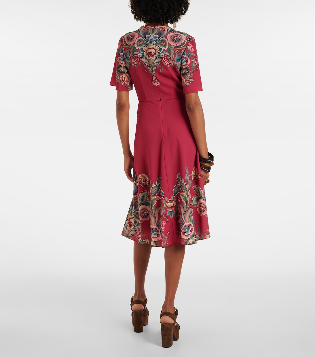 Vestido largo de crepé de jersey | Etro