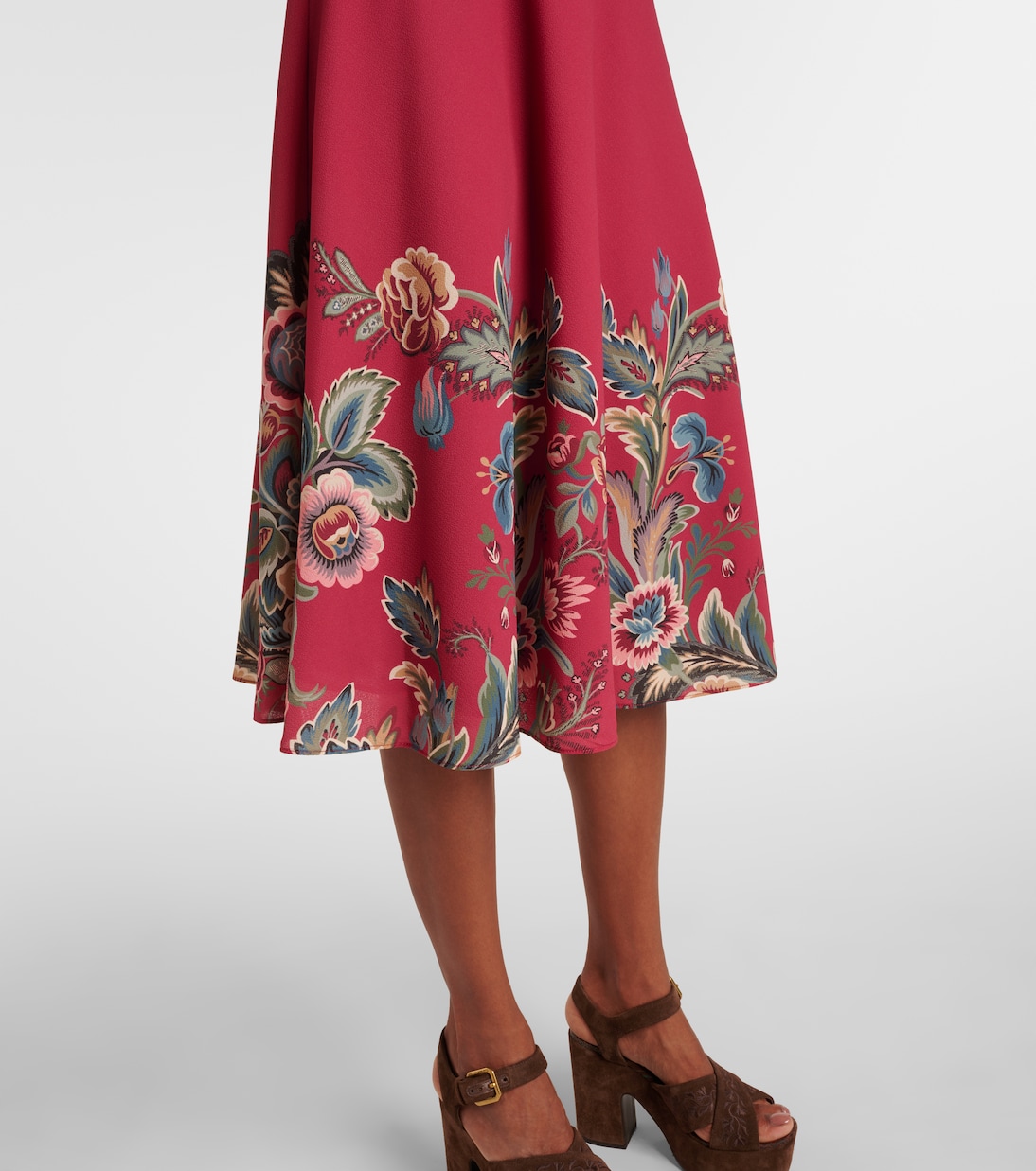 Vestido largo de crepé de jersey | Etro