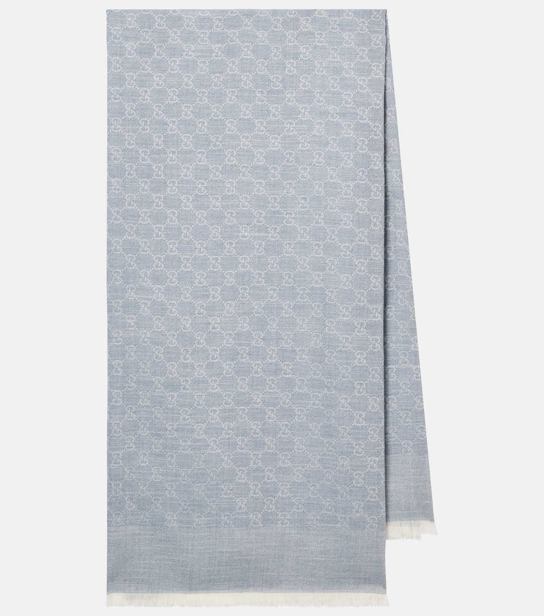 GG cotton, wool, and silk scarf | Gucci