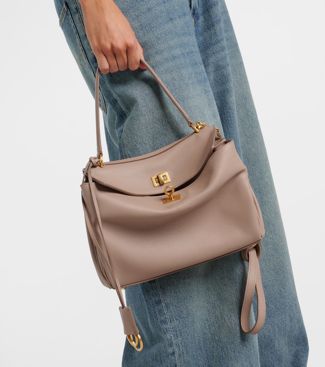 Borsa a spalla Rodeo Small in pelle | Balenciaga