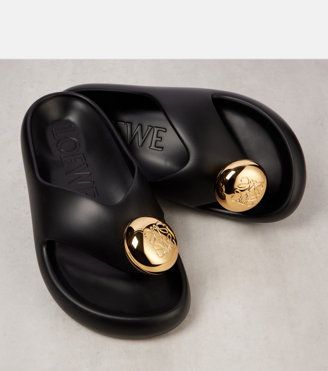 Mules Paula's Ibiza Foam Pebble en PVC | Loewe