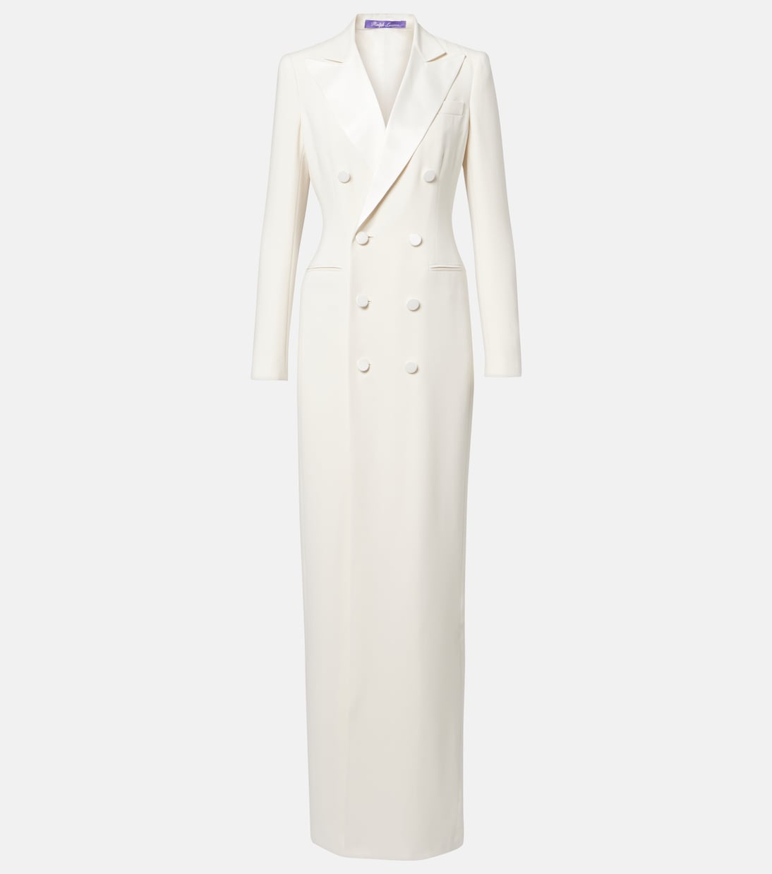 Vestido de fiesta Kristian de cady de seda | Ralph Lauren Collection