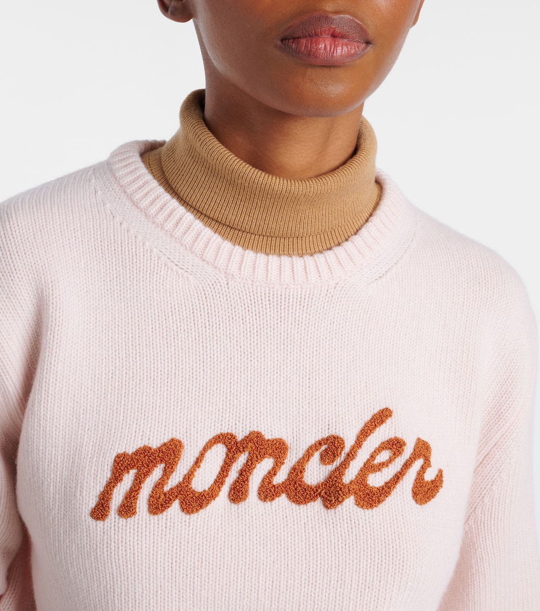Pull en laine et cachemire à logo | Moncler