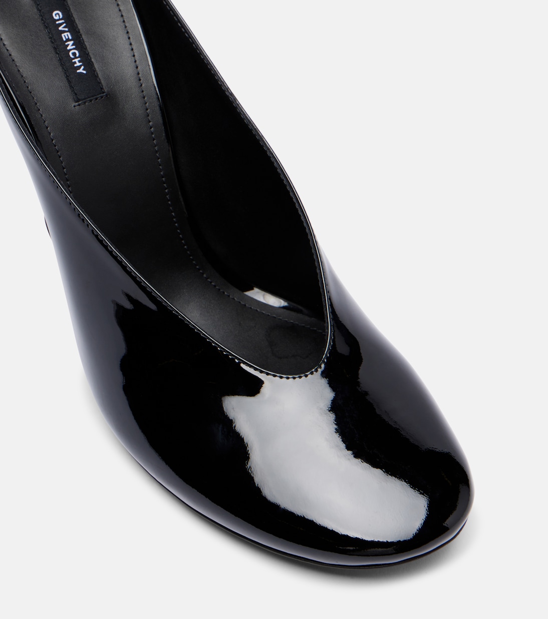 Sculpted 90 mirrored leather mules | Givenchy