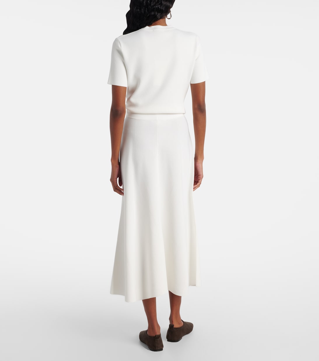 Lazio crêpe midi skirt | Max Mara