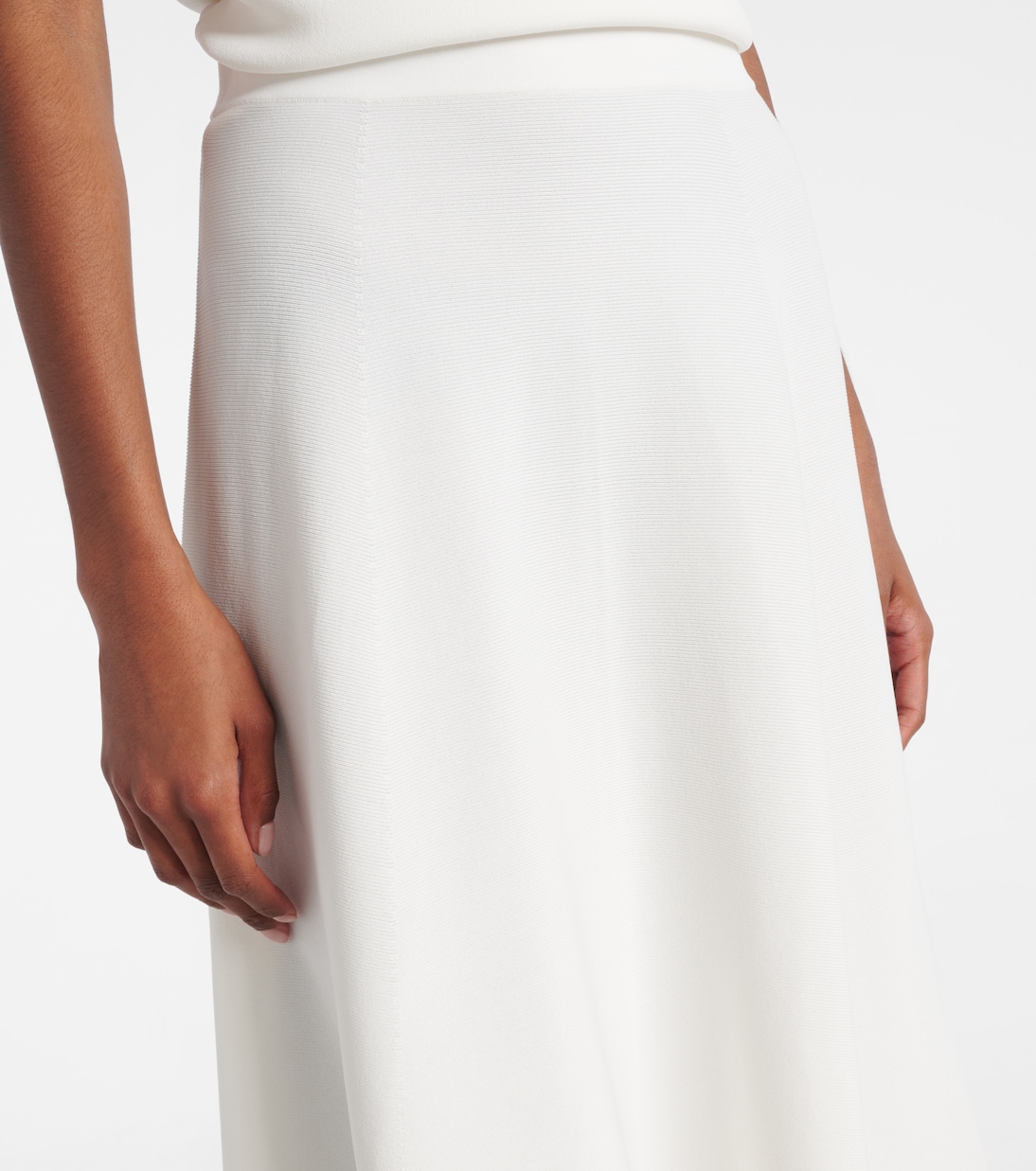 Lazio crêpe midi skirt | Max Mara