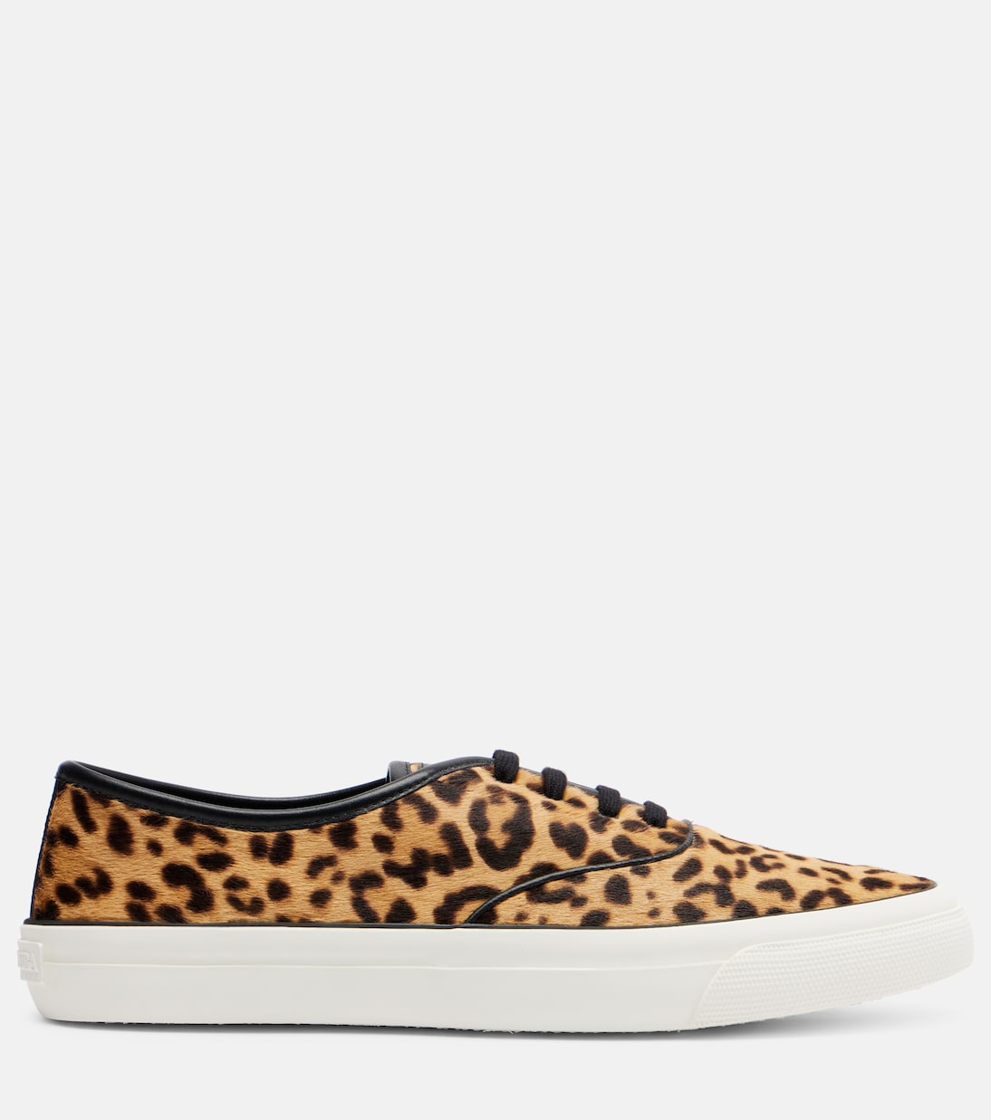 Sneakers minimaliste in pelle con stampa animalier | Aquazzura