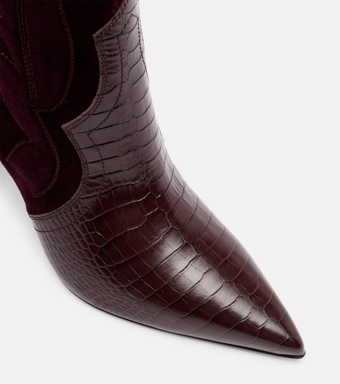 Bottes Santia Botta 85 en daim | Christian Louboutin