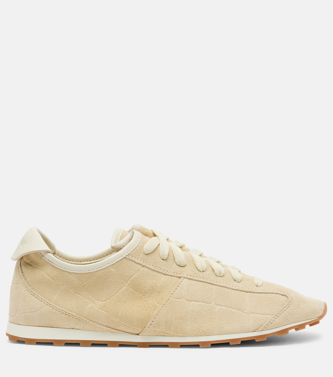 Tennis croc-effect suede sneakers | Jacquemus