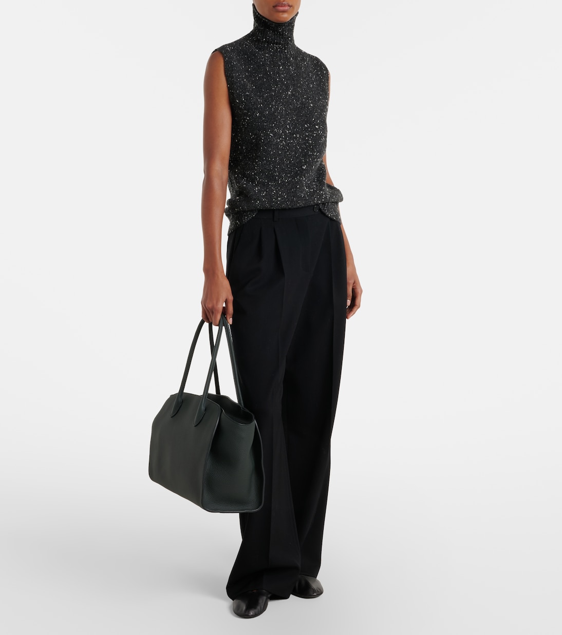 حقيبة يد من الجلد Marlo Medium | The Row