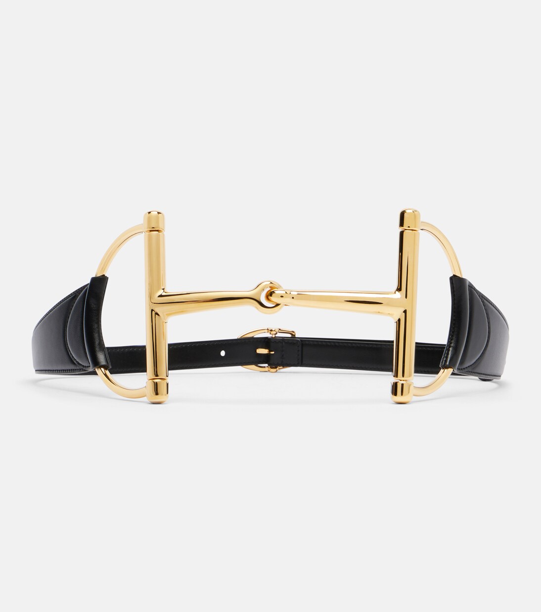 Horsebit leather belt | Gucci