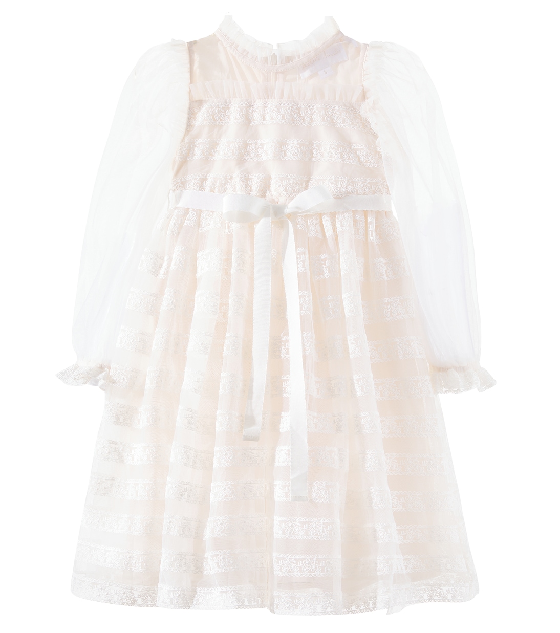 Lace-trimmed tulle dress | Petite Amalie  