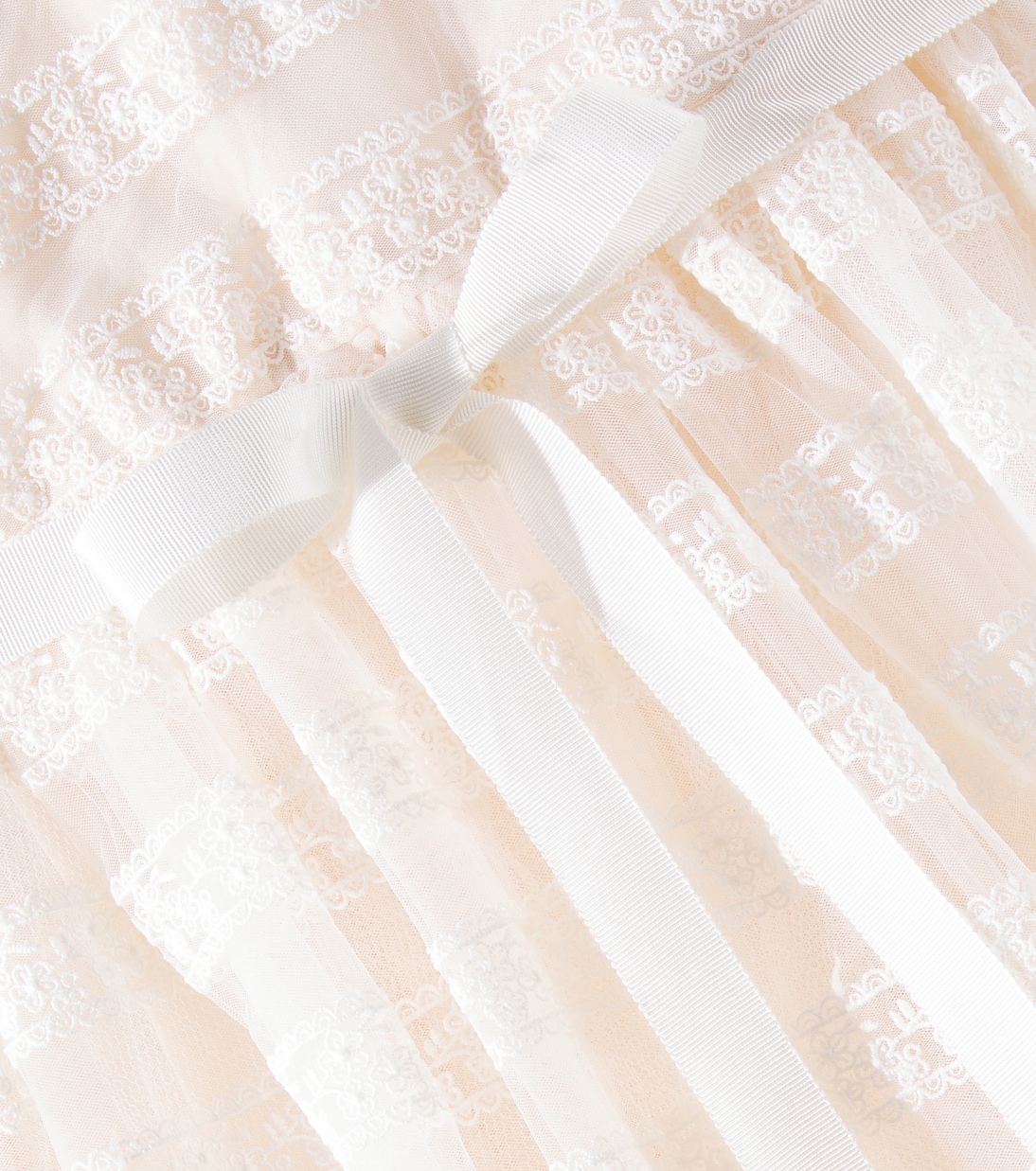 Lace-trimmed tulle dress | Petite Amalie  